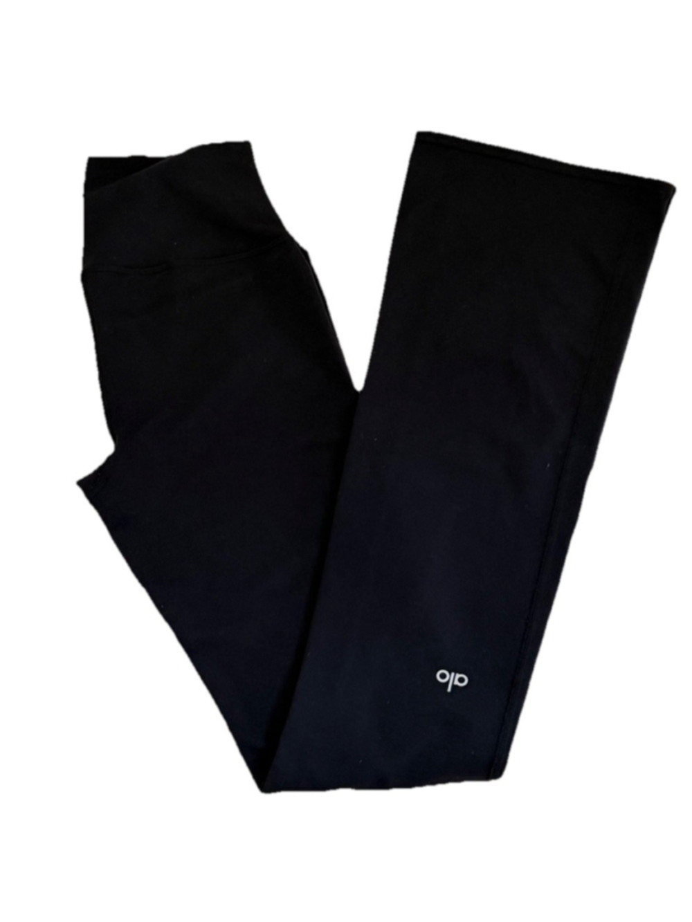 ALO YOGA AIRBRUSH HIGH WAIST BOOTCUT PANTS 31” BLACK SMALL - Picture 8 of 9
